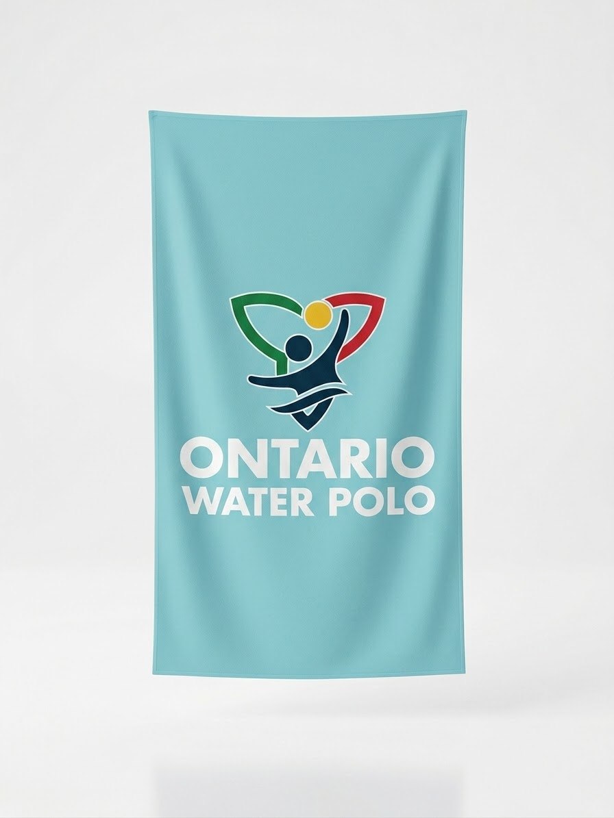 Ontario Water Polo custom towel